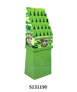 20 CT Cardboard Floor Display Stand for Incense