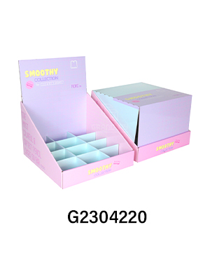 Bespoke Cardboard Folding Shelf Display Packaging with Insert