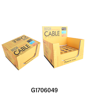 Cable Cardboard Shelf Ready Packaging Boxes with Hole