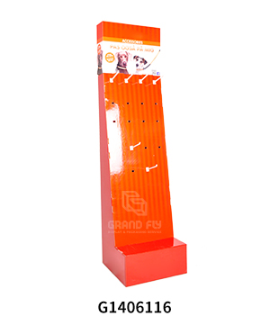 Cardboard Retail Display with Peg/Hook for Dog Chain