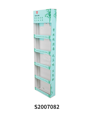 Cardboard Sidekick Display for Daily Necessities