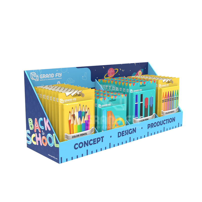 Custom Cardboard Stationery Countertop Displays for Pen