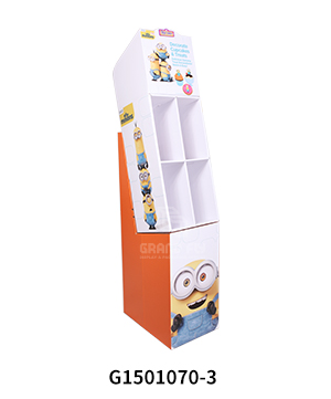 Custom Cardboard Toy Floor Displays with Pockets for Retail