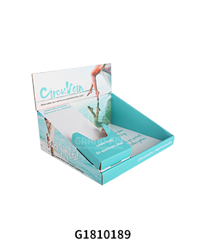 Custom Counter Top Display Box with Brochure Holder