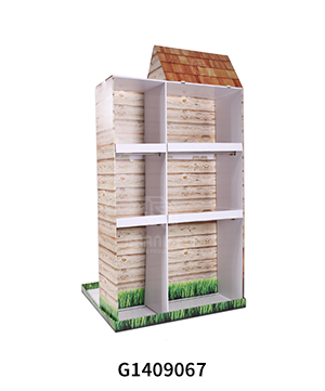 Custom Desgin Cardboard POP Retail Display Stand for Dog Food