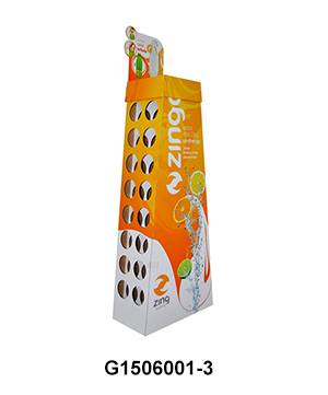 Custom Designed FSDU Retail Display with Hole for Bottle