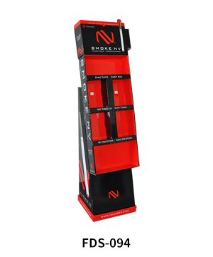 Custom FSDU Floor Display Stand for CBD/E-cigarette