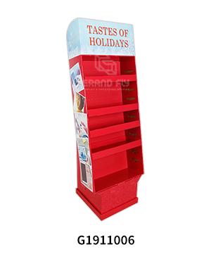 Custom Holiday Multi-Tiered Carton Retail Shipper Displays