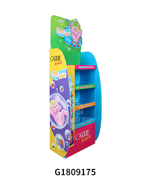 Custom Printed Corrugated Cardboard Displays for Shower Gel
