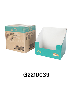 Sock Shelf-Ready Tray Packaging with Hood Carton