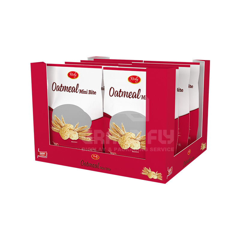 Stackable Cardboard Corrugated PDQ Trays For Snacks’ Fulfillment