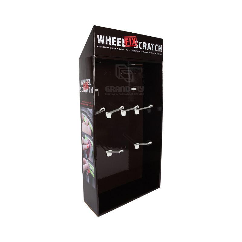 Wal-mart Cardboard Sidekick Displays with Peg Hooks